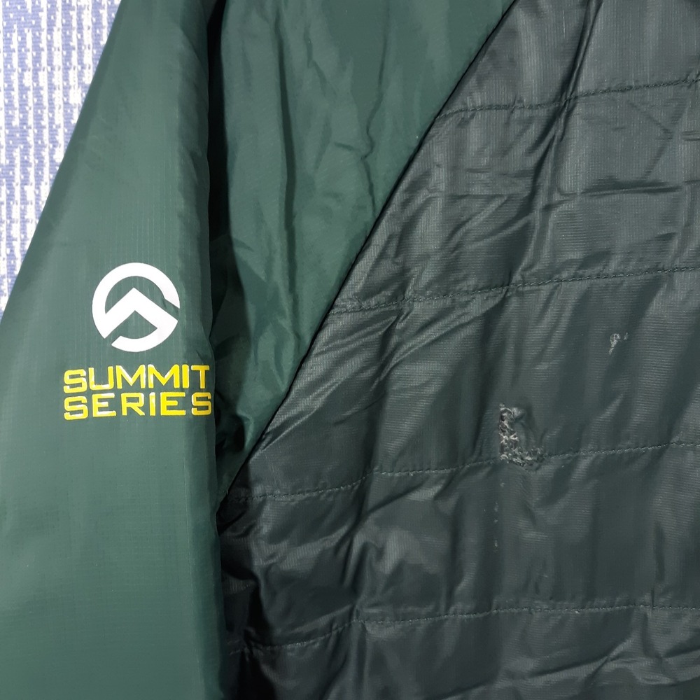 The North Face Summit Series Puffer Down Parka Jacket Hooded Mens XL Green - Picture 10 of 12